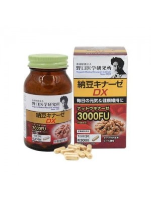 Viên uống phòng chống đột quỵ Noguchi Nattokinase 3000FU Nhật Bản