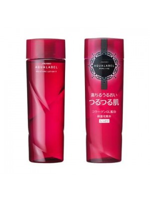 Nước hoa hồng Shiseido Aqualabel white up lotion MÀU ĐỎ cho da thường và da khô   