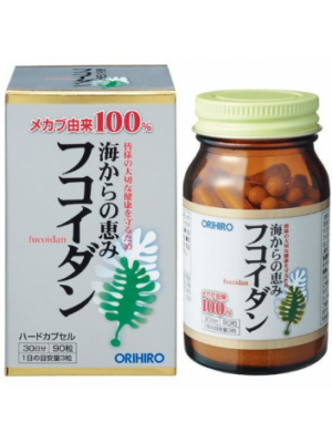 Tảo ngăn ngừa ung thư Orihiro Fucoidan 90v Nhật Bản