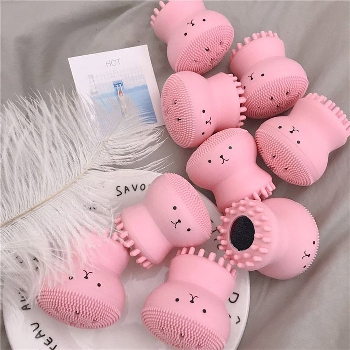 Cọ rửa mặt Bub Bub Sponge của Nhật với thiết kế giống hình con sứa hay bạch tuộc